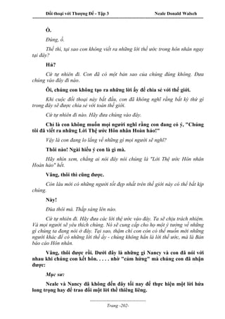 Đối thoại với Thượng Đế - Tập 1 , 2 , 3.
