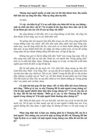 Đối thoại với Thượng Đế - Tập 1 , 2 , 3.