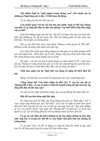 Đối thoại với Thượng Đế - Tập 1 , 2 , 3.