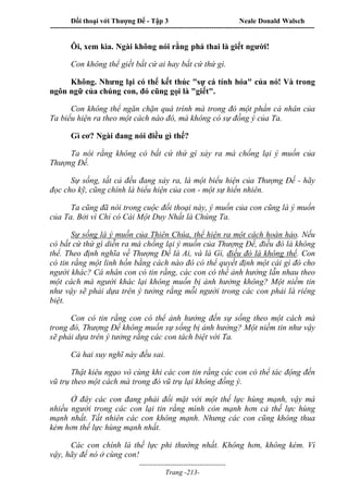 Đối thoại với Thượng Đế - Tập 1 , 2 , 3.