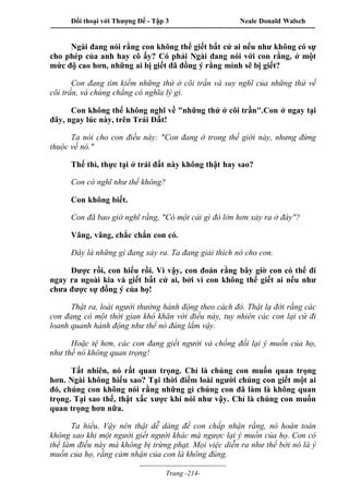 Đối thoại với Thượng Đế - Tập 1 , 2 , 3.