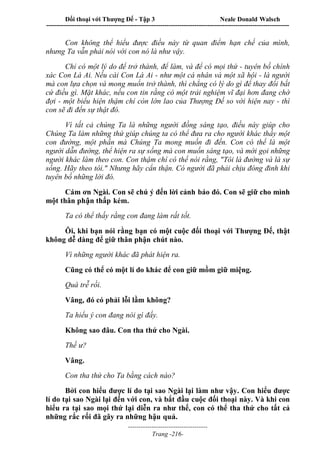 Đối thoại với Thượng Đế - Tập 1 , 2 , 3.