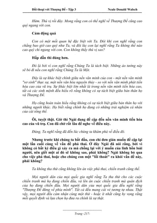 Đối thoại với Thượng Đế - Tập 1 , 2 , 3.