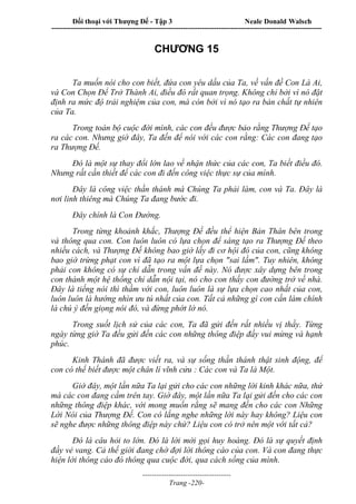 Đối thoại với Thượng Đế - Tập 1 , 2 , 3.