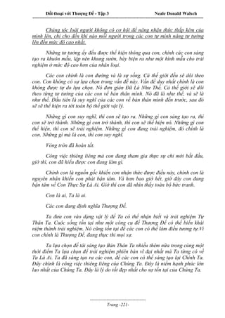 Đối thoại với Thượng Đế - Tập 1 , 2 , 3.