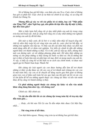 Đối thoại với Thượng Đế - Tập 1 , 2 , 3.