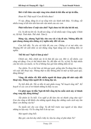 Đối thoại với Thượng Đế - Tập 1 , 2 , 3.