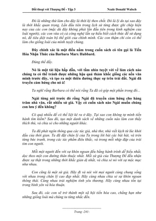 Đối thoại với Thượng Đế - Tập 1 , 2 , 3.