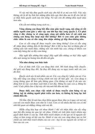 Đối thoại với Thượng Đế - Tập 1 , 2 , 3.