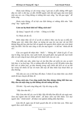 Đối thoại với Thượng Đế - Tập 1 , 2 , 3.