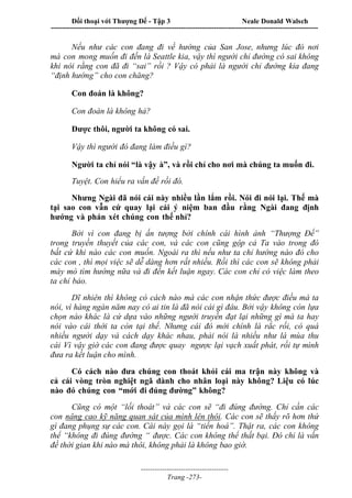 Đối thoại với Thượng Đế - Tập 1 , 2 , 3.