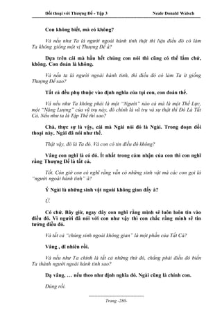 Đối thoại với Thượng Đế - Tập 1 , 2 , 3.