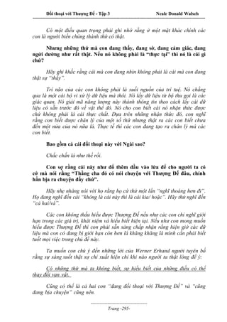 Đối thoại với Thượng Đế - Tập 1 , 2 , 3.