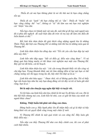 Đối thoại với Thượng Đế - Tập 1 , 2 , 3.