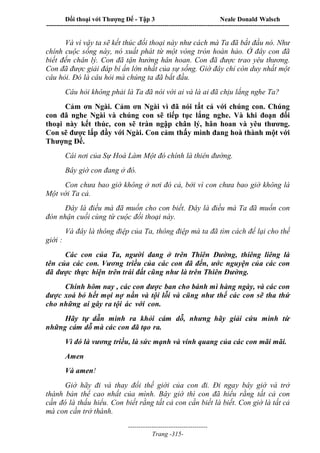 Đối thoại với Thượng Đế - Tập 1 , 2 , 3.