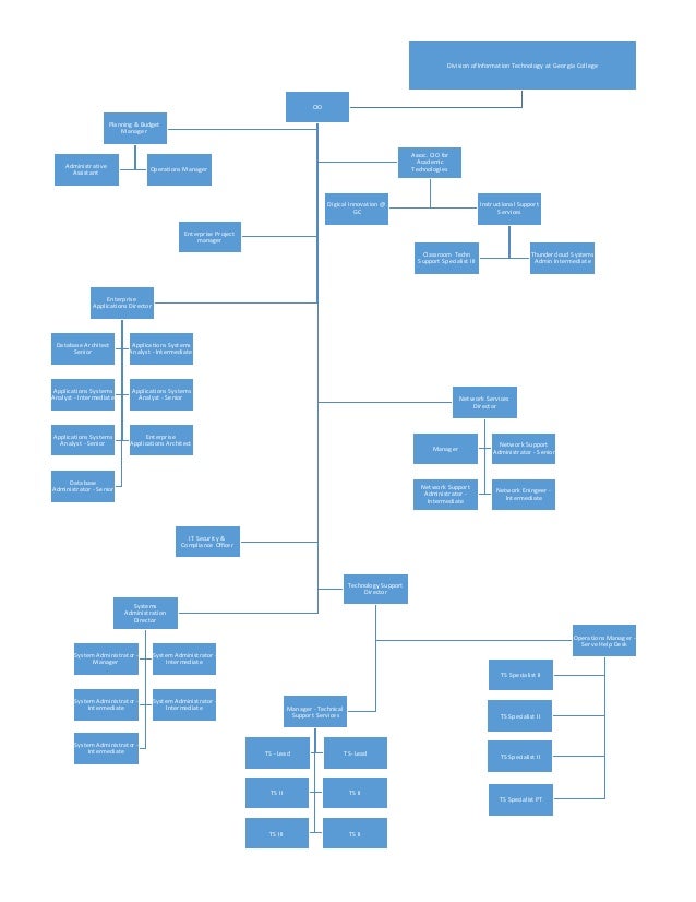 Information Technology Organizational Chart