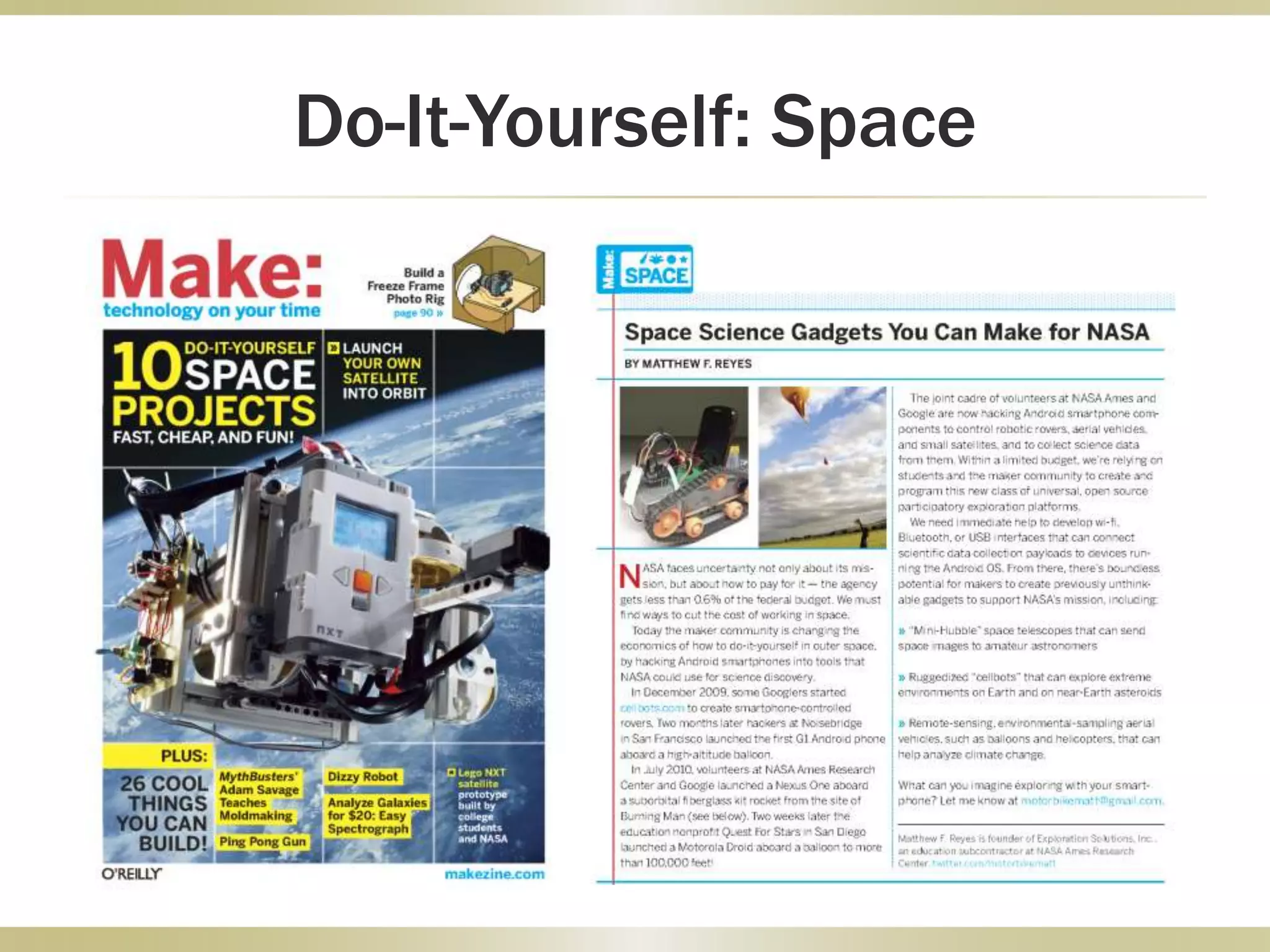 Do-It-Yourself: Space
 