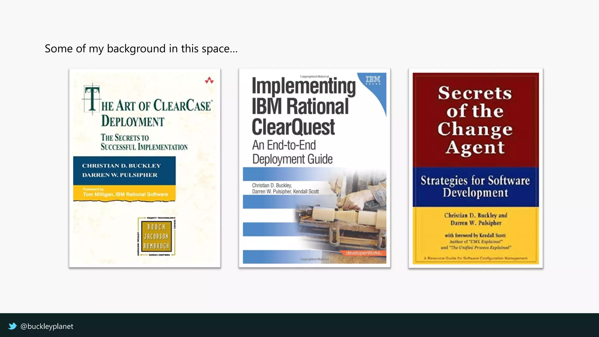 @buckleyplanet
Some of my background in this space…
 