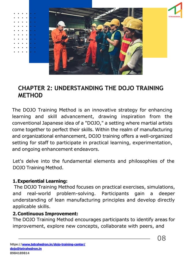 Training Node Dojo DOJO Training Center - Empowering Workforce Excellence | PDF | Martial ...