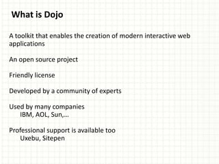 Dojo training | PPTX