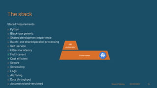 Dok Talks #111 - Scheduled Scaling with Dask and Argo Workflows | PDF