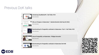 4
Previous DoK talks
 