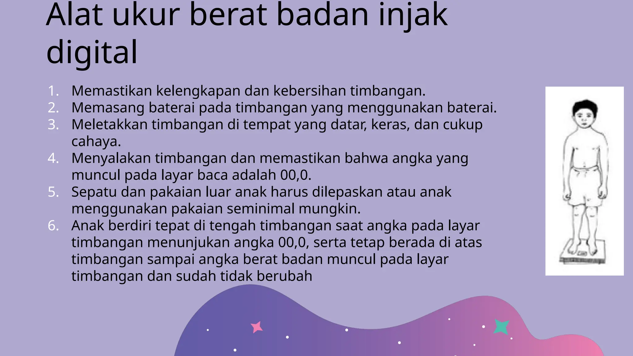 dokter kecil, pemeriksaan berat badan, tinggi badan, | PPTX