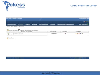 Dokeos 1.8.5 para docentes