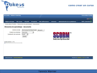 Dokeos 1.8.5 para docentes