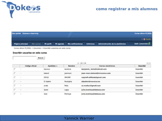 Dokeos 1.8.5 para docentes