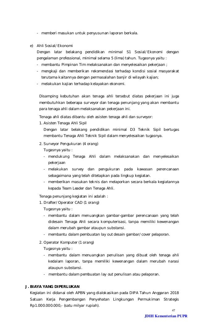 Doklel Penyusunan Ded Drainase Lingkungan Kawasan Komplek Al Jatibeni