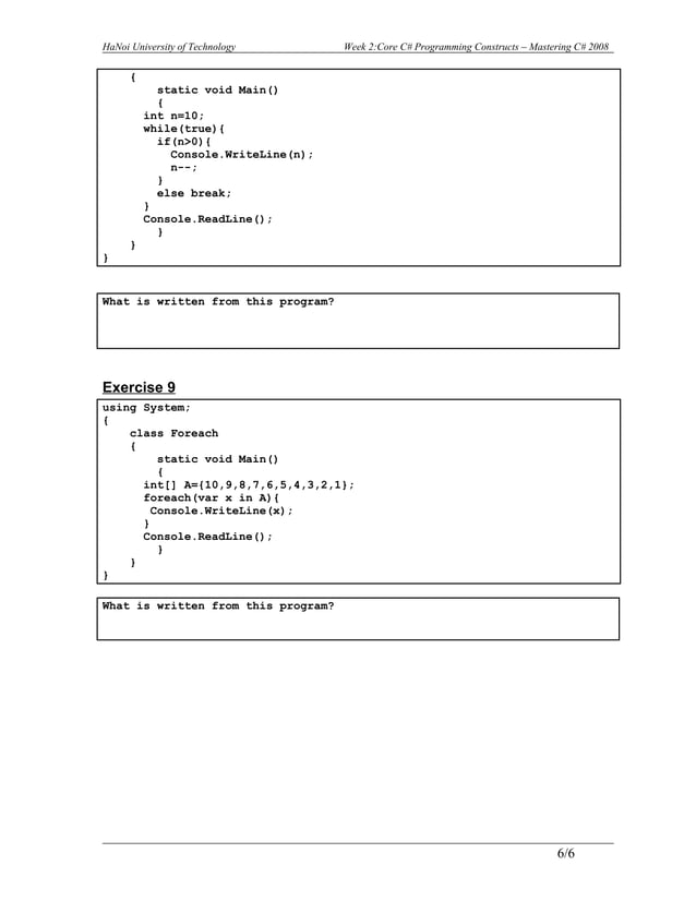 exercise-week-2-core-c-progr | DOC | Programming Languages | Computing