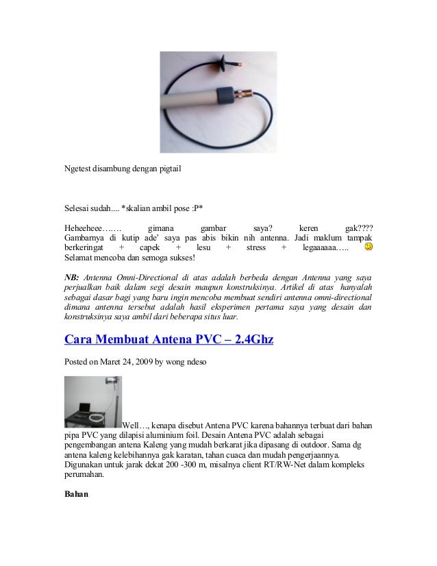 Directional antenna for wifi