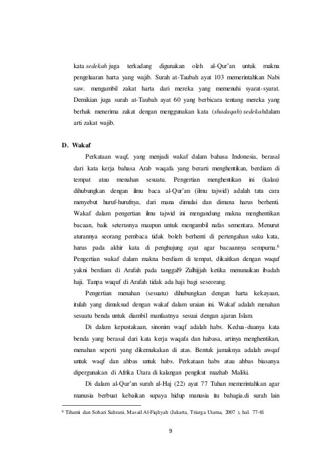 Dokumen Tips Makalah Manajemen Zakat Dan Wakaf Tugas Kampuskampus