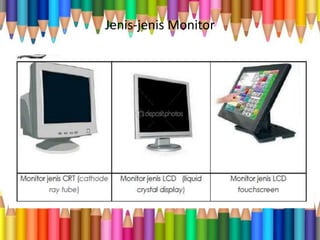 Jenis-jenis Monitor
 