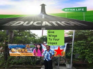 Give
Wings
To Your
Hopes
 