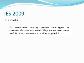 IES 2009
 2 marks
 