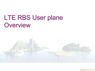 LTE RBS User plane
Overview
 