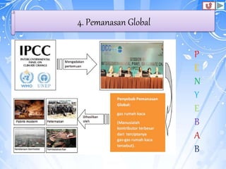 4. Pemanasan Global
P
E
N
Y
E
B
A
B
 