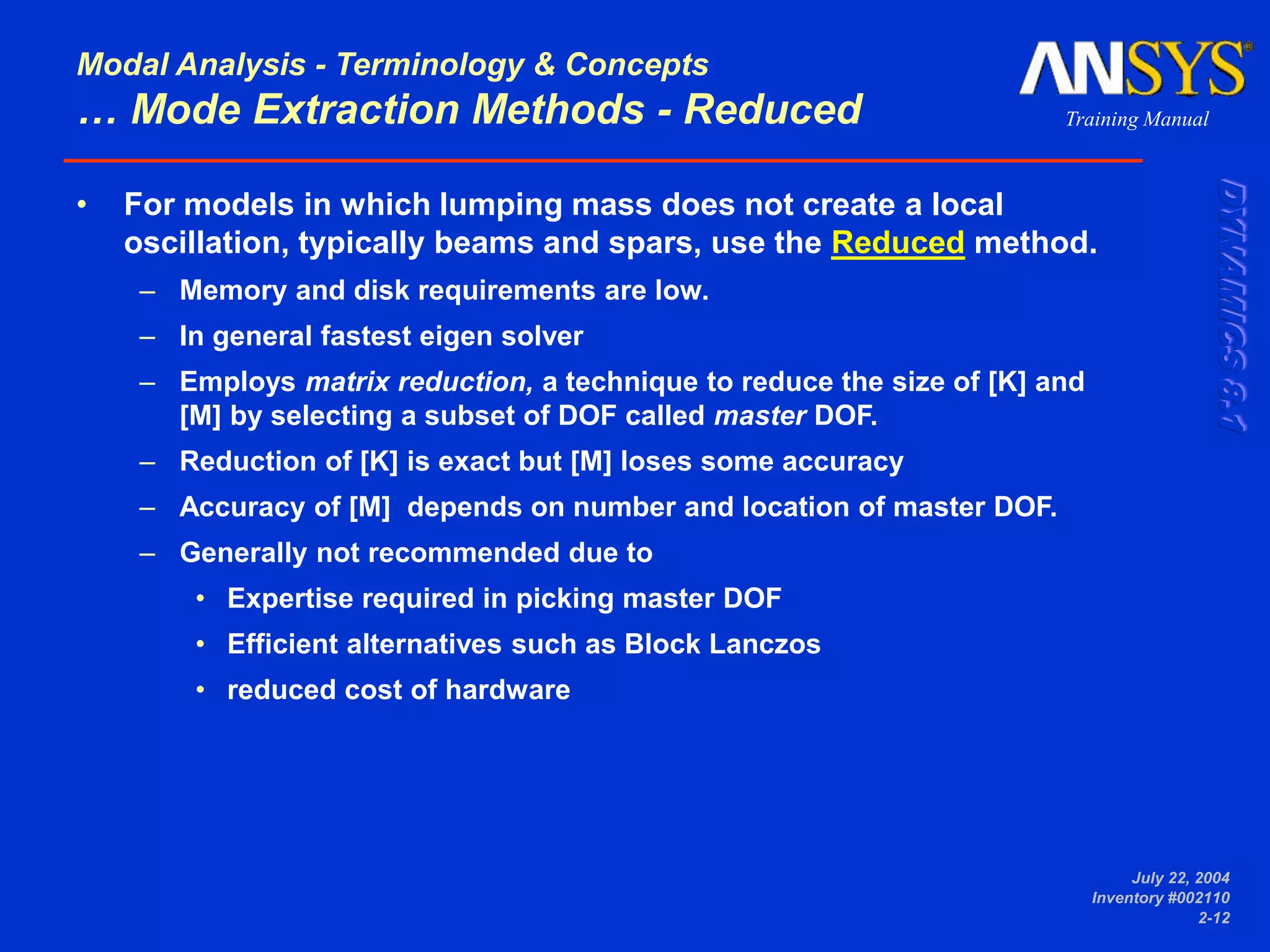 dokumen.tips_ansys-modal-analysis-55845f106a81d.ppt