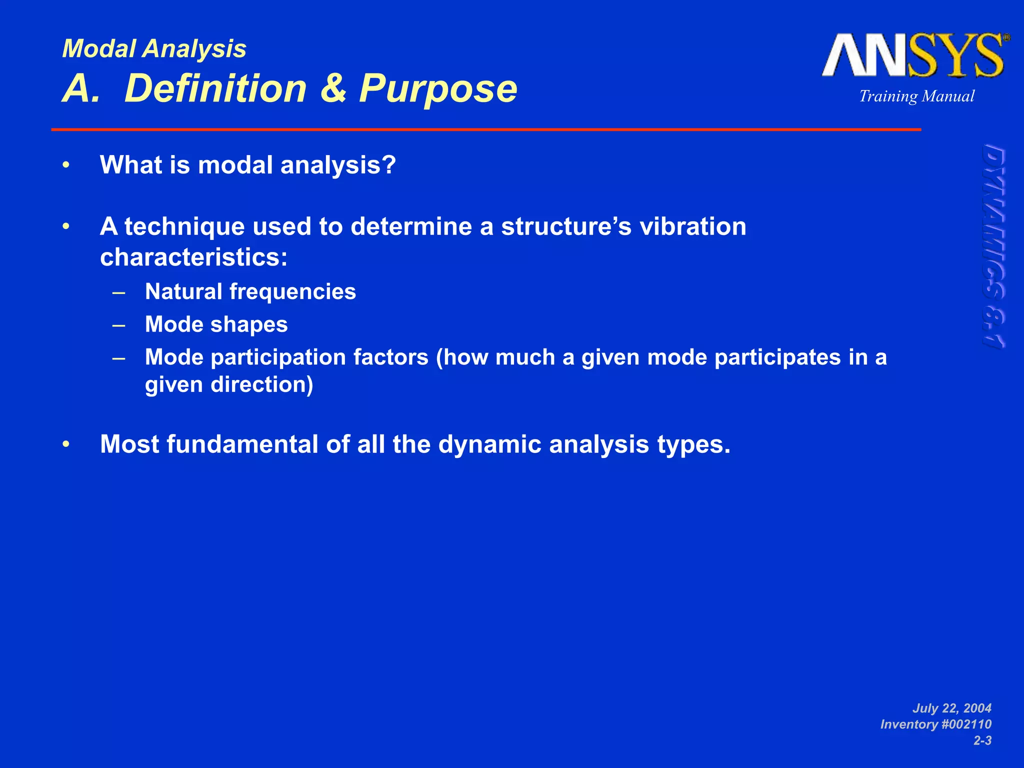 dokumen.tips_ansys-modal-analysis-55845f106a81d.ppt