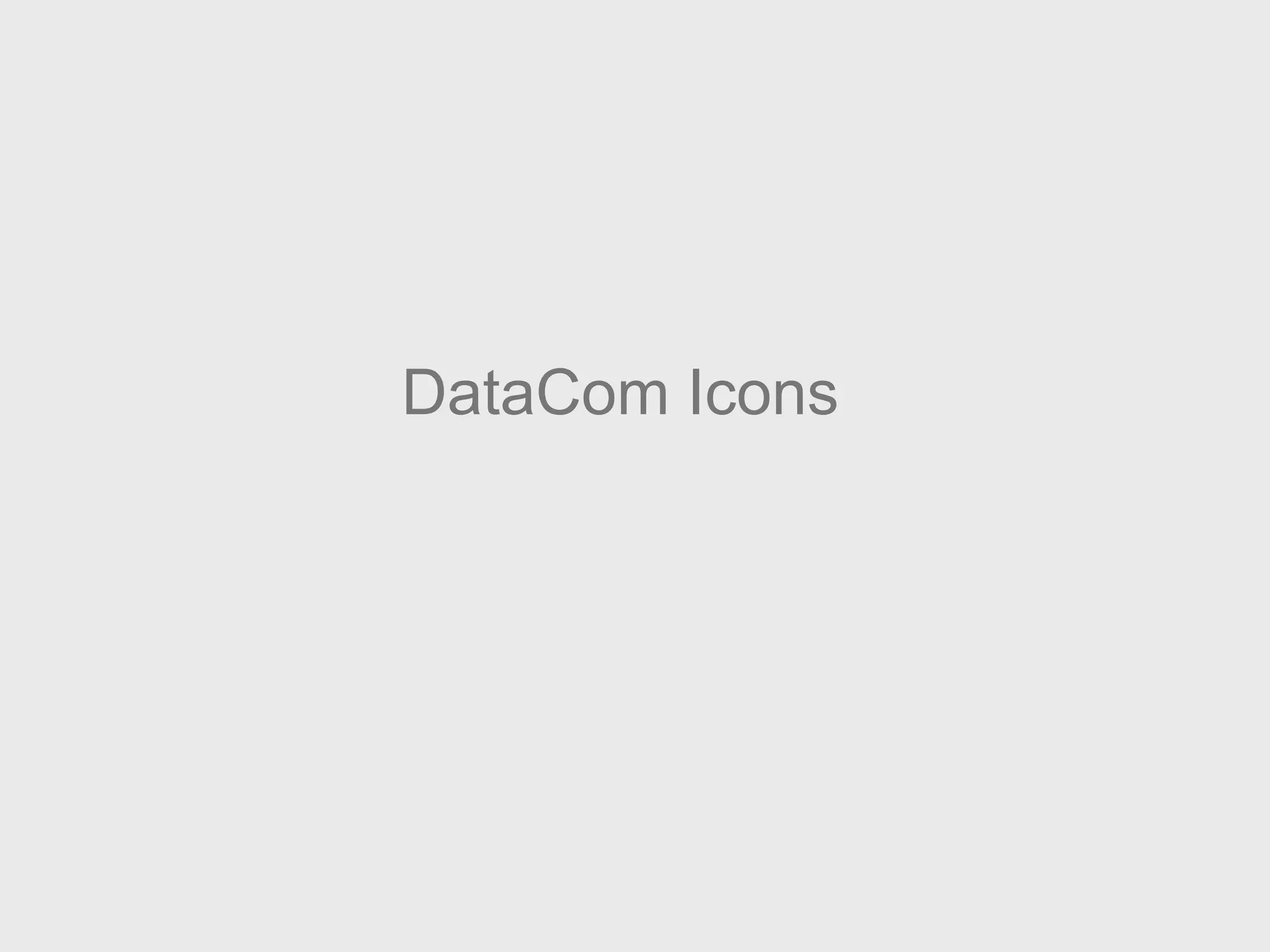 DataCom Icons
 