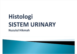 8/19/2019 Histologi Sistem Urinalis
http://slidepdf.com/reader/full/histologi-sistem-urinalis 1/56
 
