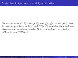 Metaplectic metaplectic quantization on coadjoint orbits | PDF