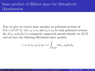 Metaplectic metaplectic quantization on coadjoint orbits | PDF