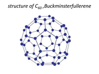 structure of C60 ,Buckminsterfullerene
 