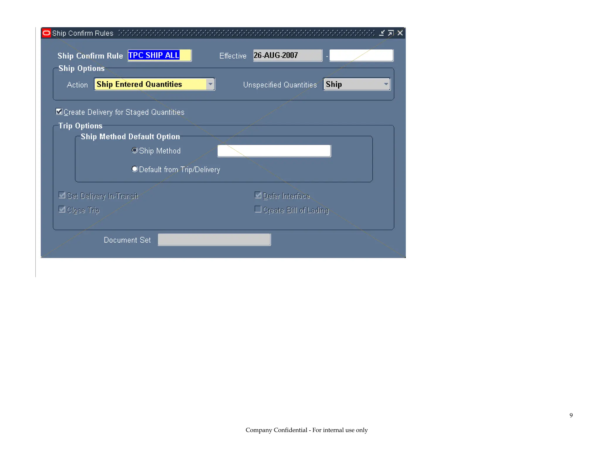 Company Confidential - For internal use only
9
 