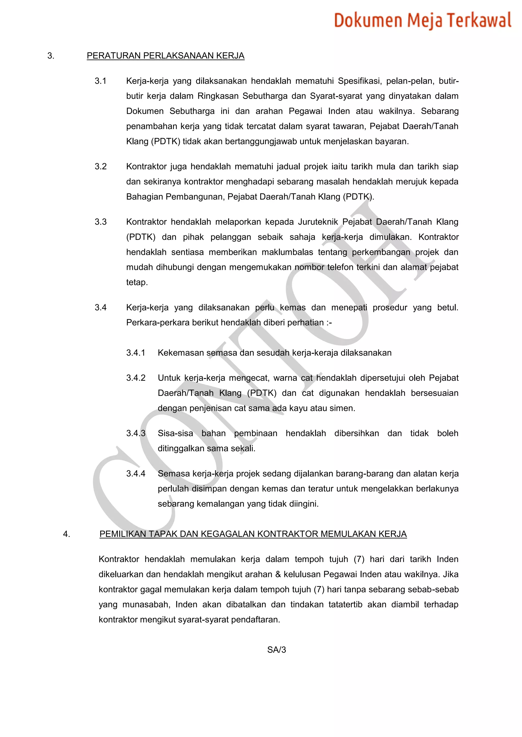 Dokumen 132017 contoh bq | PDF