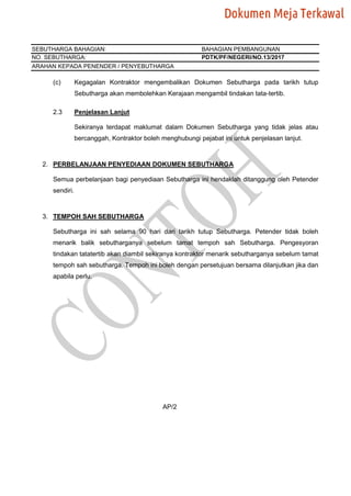 Dokumen 132017 contoh bq | PDF
