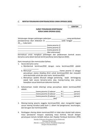 Contoh Kso Dokumen lelang | PDF